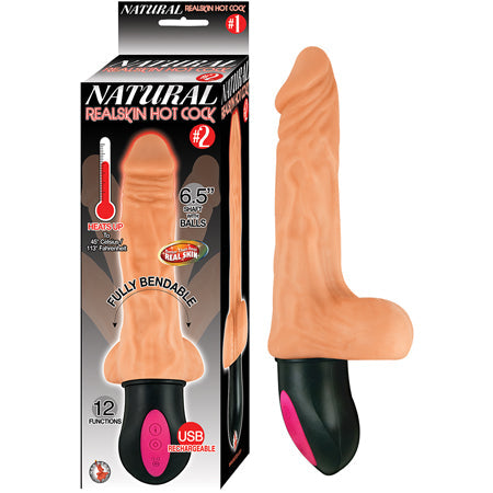 Natural Realskin Hot Cock #2 Light-0