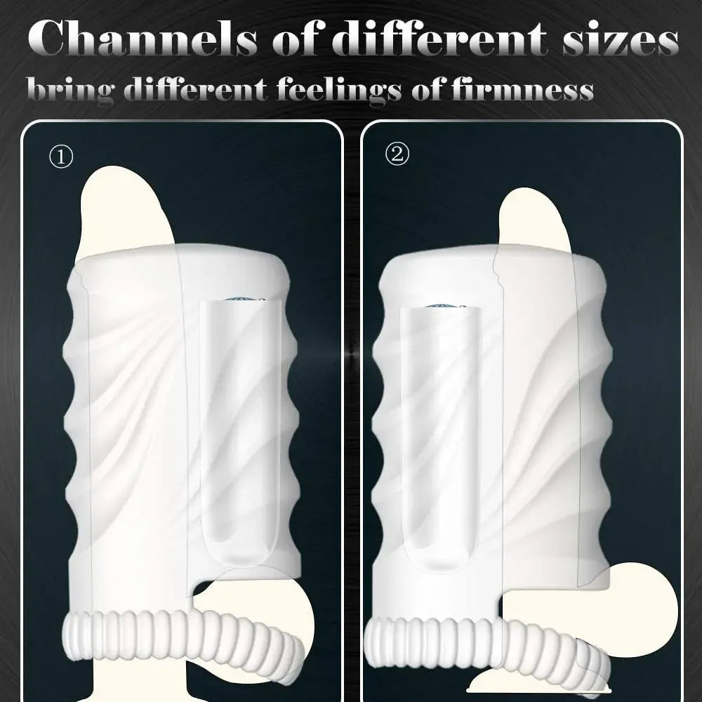 10 Mode Cordless Masturbator for Men Soft Vibrating Cock Sleeve for Prolonged Erection-3