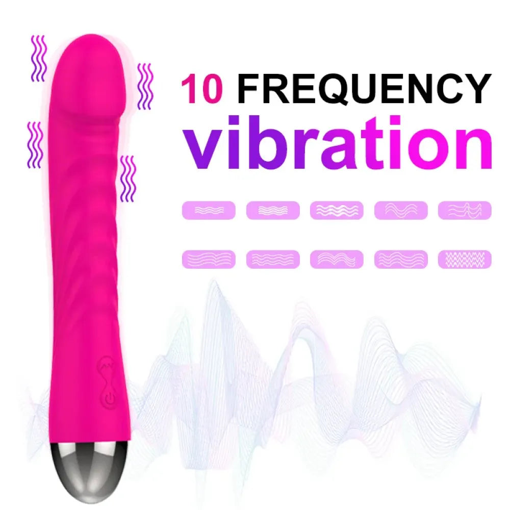 10 Mode Silicone G Spot Vibrator for Women-2