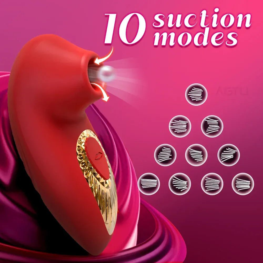 10 Modes Clit Sucker Vibrator Female Masturbator Nipple Stimulator-1