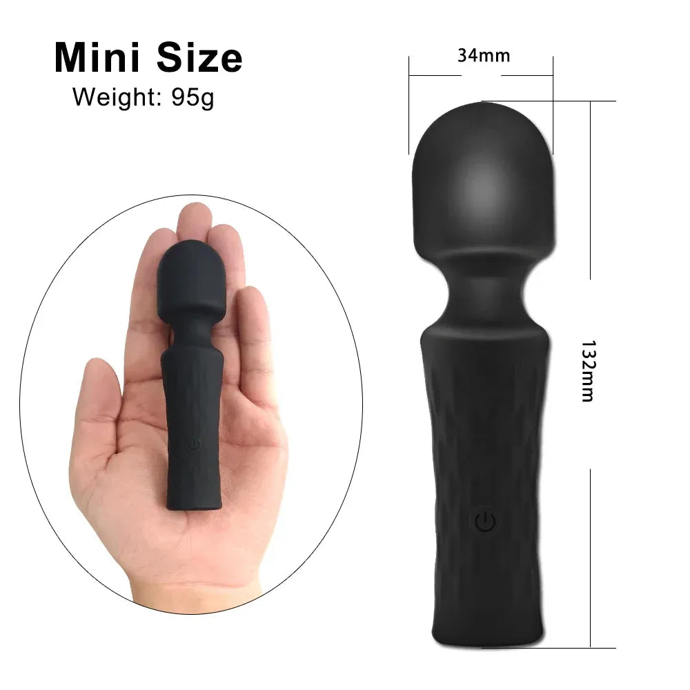 10 Modes Mini Av Vibrator Powerful Stimulator for Women-2