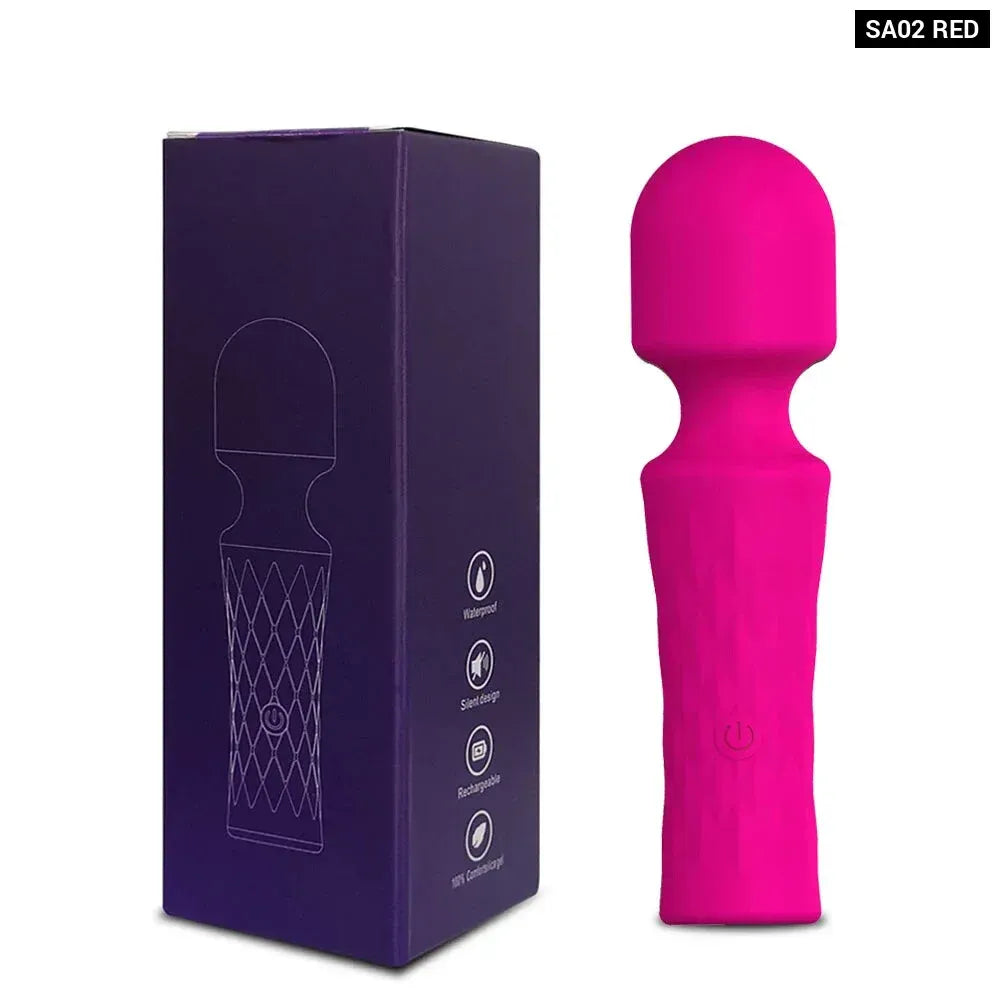 10 Modes Mini Av Vibrator Powerful Stimulator for Women-5