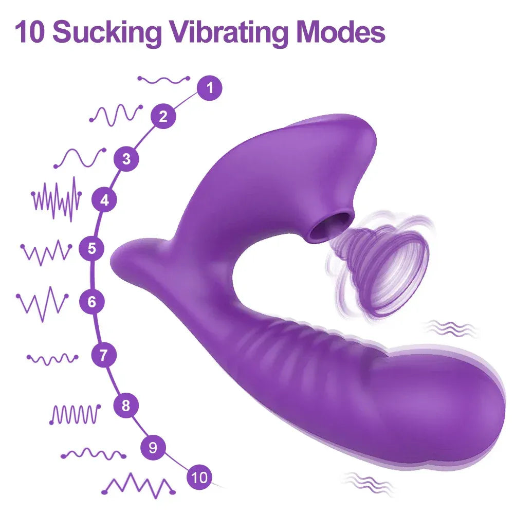 10 Speed Clitoral Suction Vibrator for G Spot Stimulation Female Masturbation-4