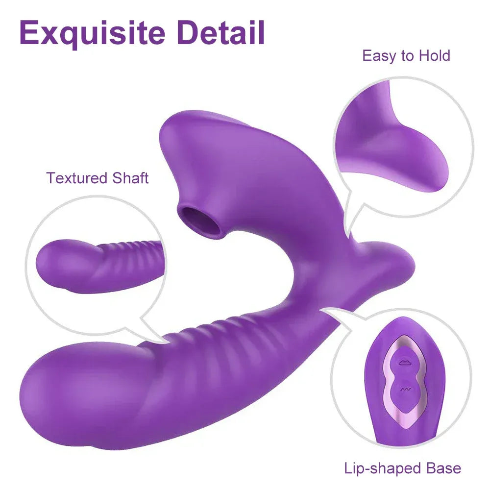 10 Speed Clitoral Suction Vibrator for G Spot Stimulation Female Masturbation-3