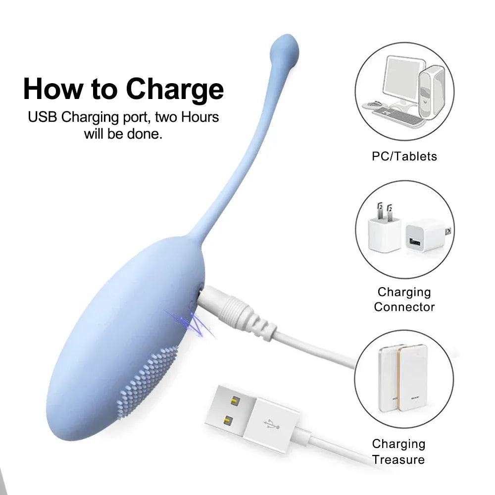 10-Speed Wireless Vibrating Egg for Vaginal & Anal Stimulation-3