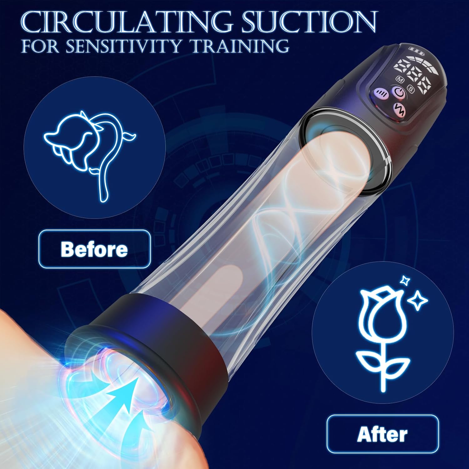 2-in-1 Suction & Pressure Penis Pump – Automatic Male Enhancer-1