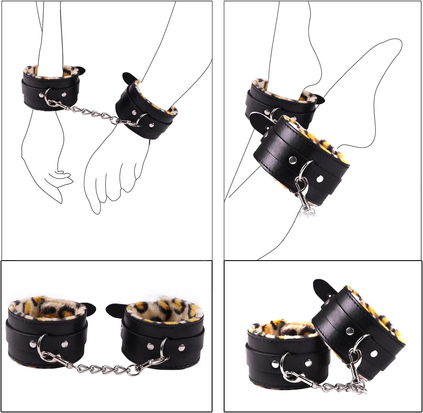 30-Piece Complete BDSM Sex Play Kit-3