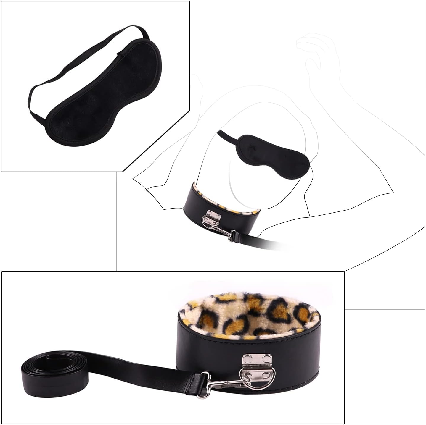 30-Piece Complete BDSM Sex Play Kit-2