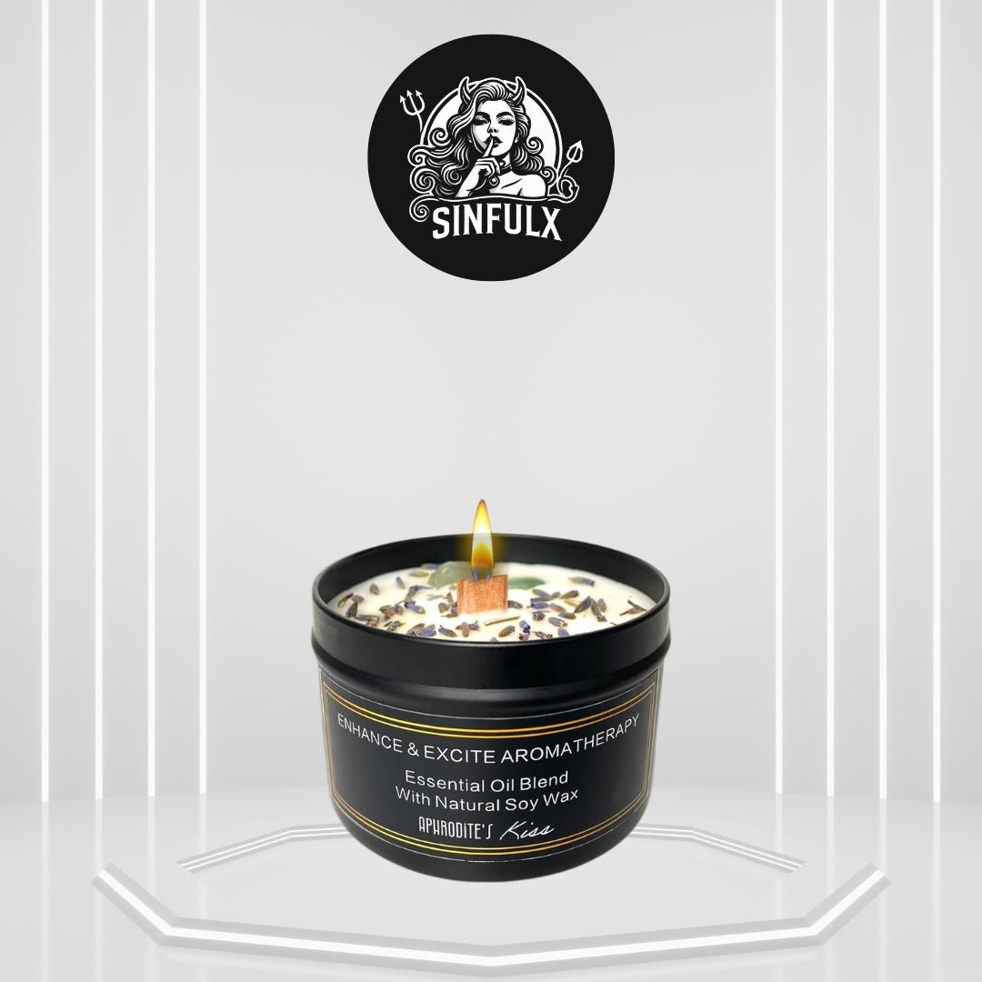 Aphrodisiac Scented Candle with Jade Crystals-0