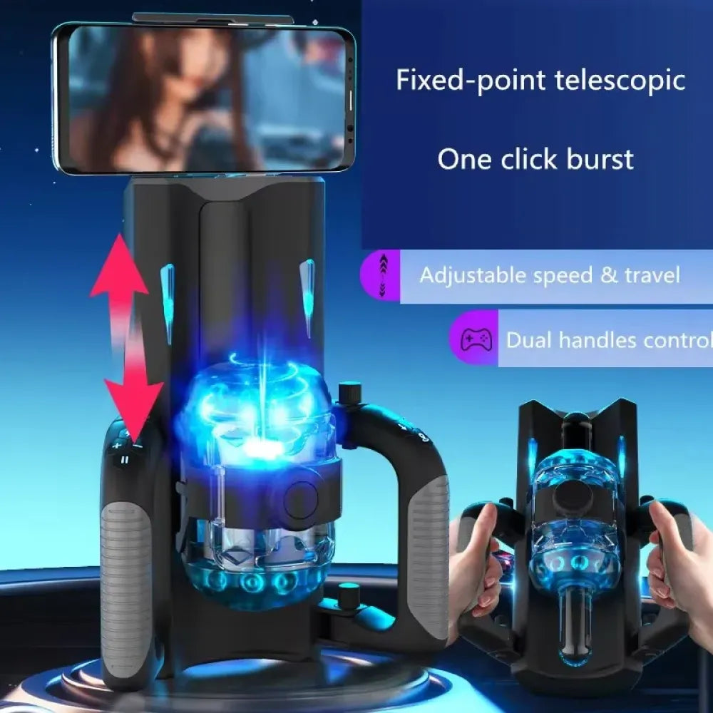 12cm Automatic Thrusting Vagina Masturbator Powerful High Speed-3