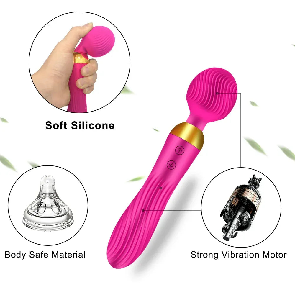 18-Speed Dual Motor G-Spot Vibrator for Women-3