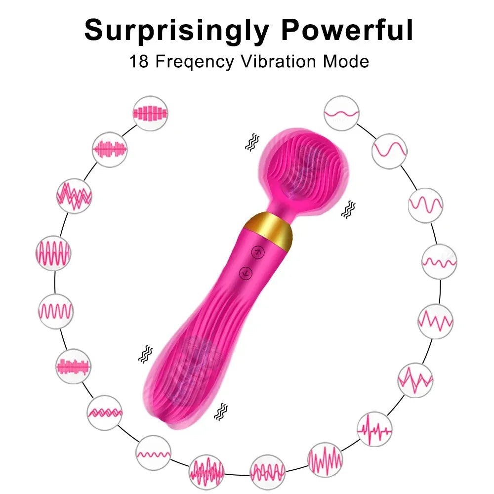 18-Speed Dual Motor G-Spot Vibrator for Women-2