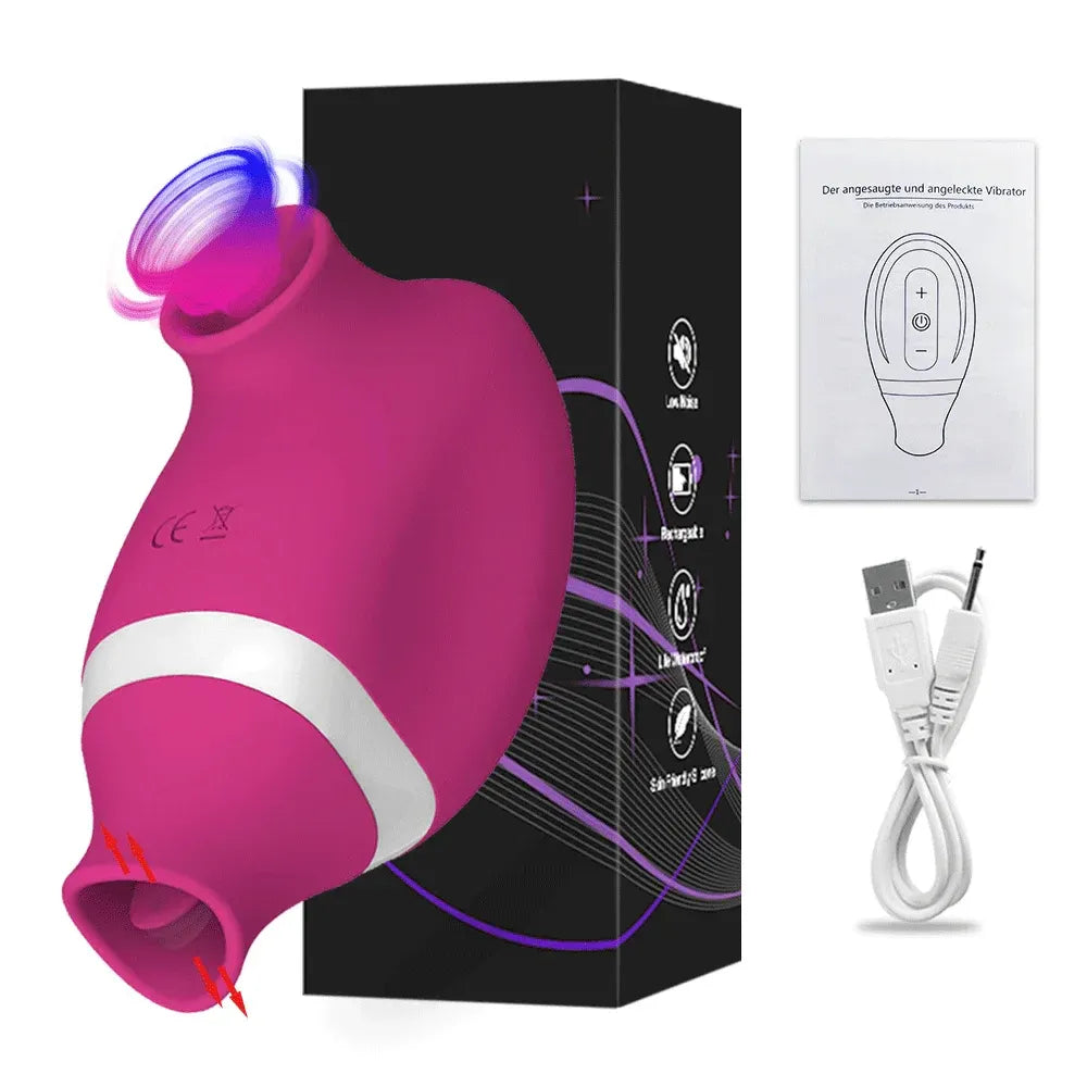 2-in-1 Clit Sucker & Vibrator for Double Stimulation-5