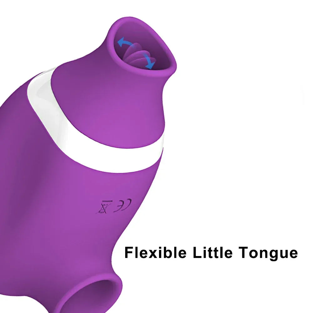 2-in-1 Clit Sucker & Vibrator for Double Stimulation-1