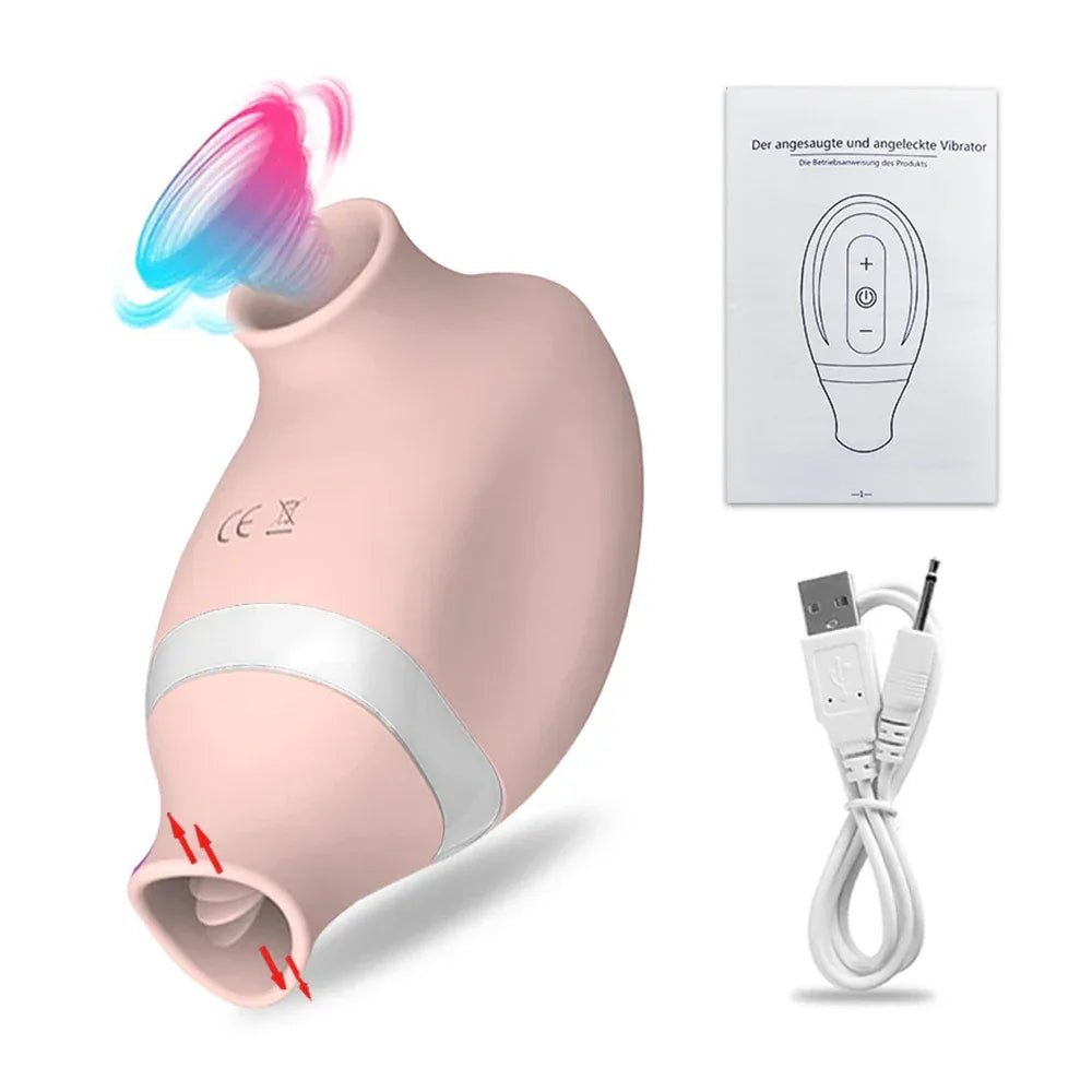 2-in-1 Clit Sucker & Vibrator for Double Stimulation-5