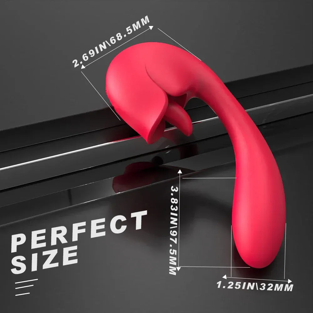2 In 1 G Spot Stimulator Lick Suck for Intense Pleasure-4