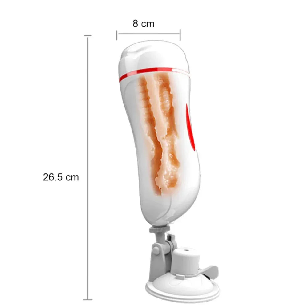 2 In 1 Masturbation Cup for Men Dual Channel Vagina Anal Stimulation-4