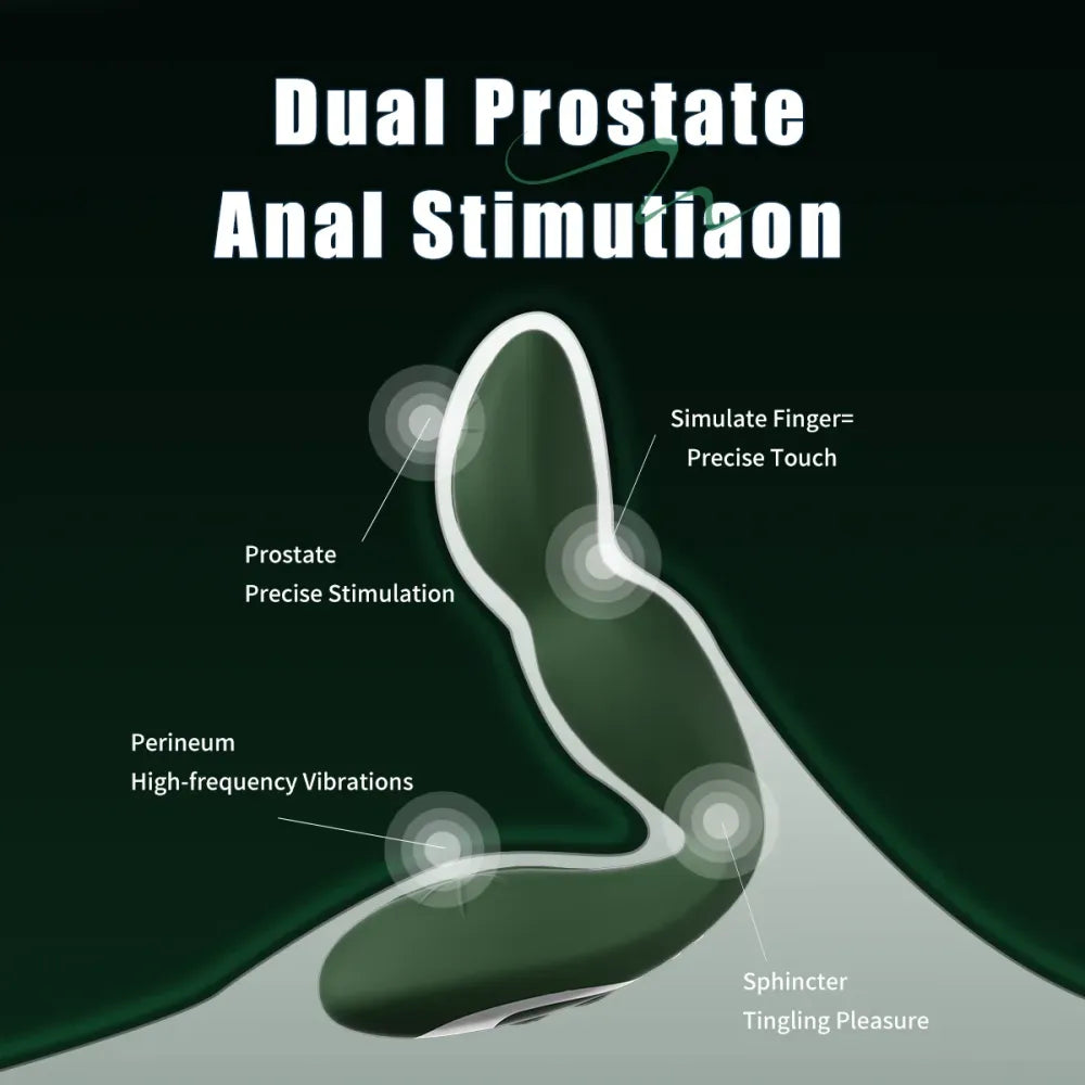 20 Mode Remote Control Anal Vibrator For Men-1