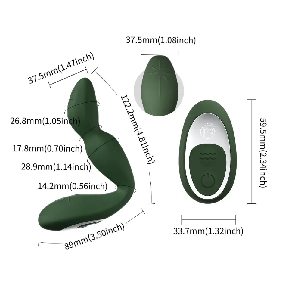 20 Mode Remote Control Anal Vibrator For Men-5