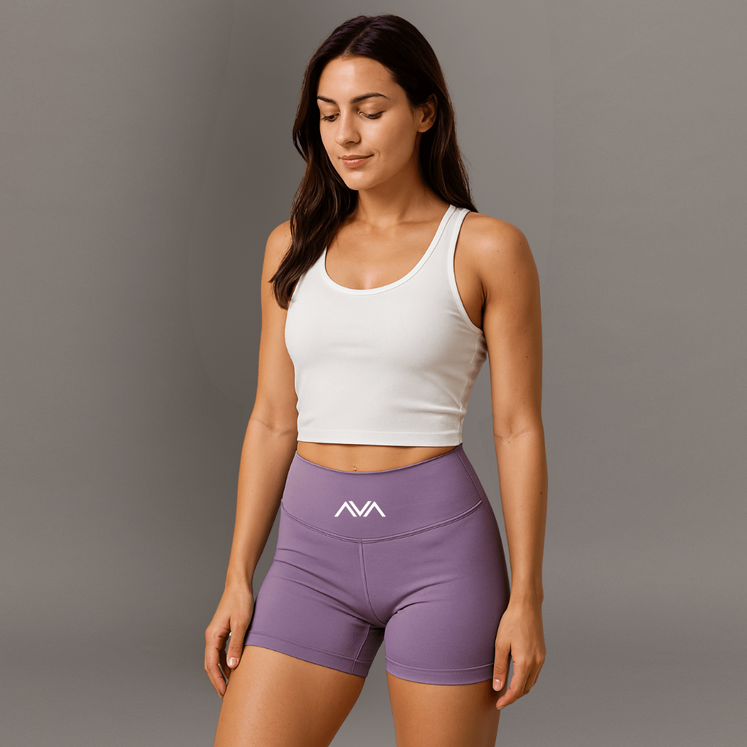 AE Yoga Performance Shorts for Women - Light Purple-0