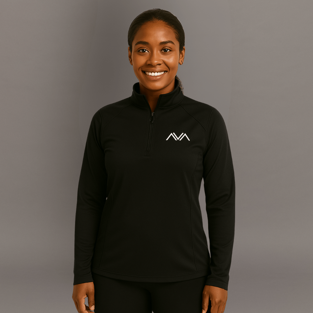 AE Ladies Quarter-Zip Pullover-0