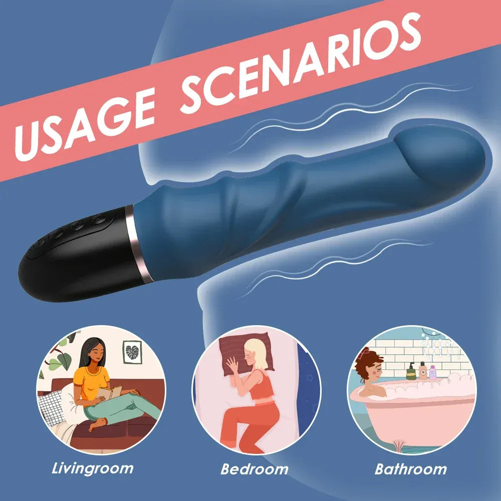 23Cm G Spot Vibrator For Women Powerful Dildo-3