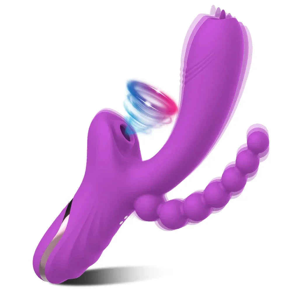 3-in-1 Clit Sucker & Vagina Stimulator for Women-0