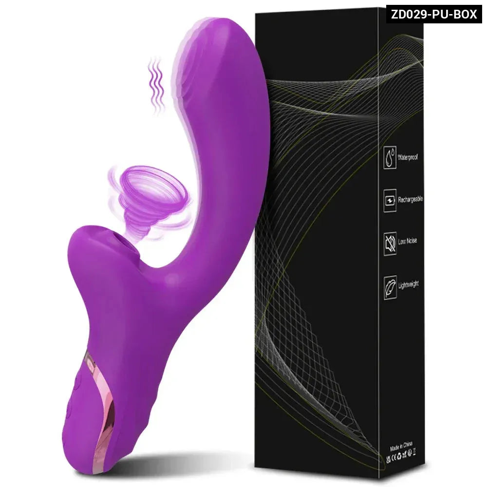 3 In 1 Clit Sucking Vibrator for Women G Spot Vagina Anal Stimulation Female Masturbator-5