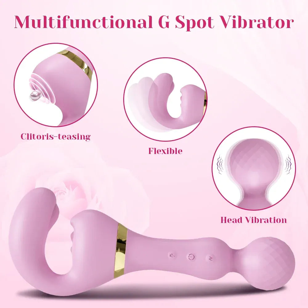 3 In 1 Vagina Vibrator for Women G Spot Nipples Stimulation-2