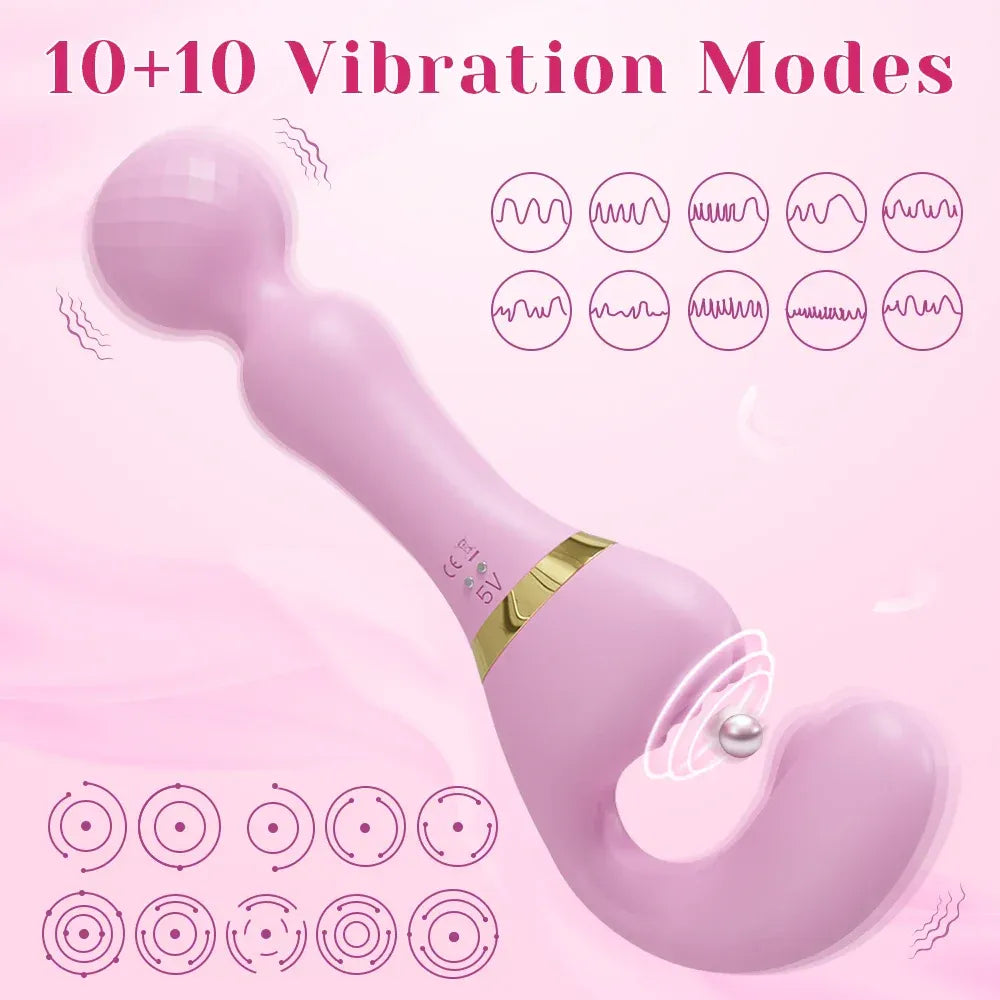 3 In 1 Vagina Vibrator for Women G Spot Nipples Stimulation-3