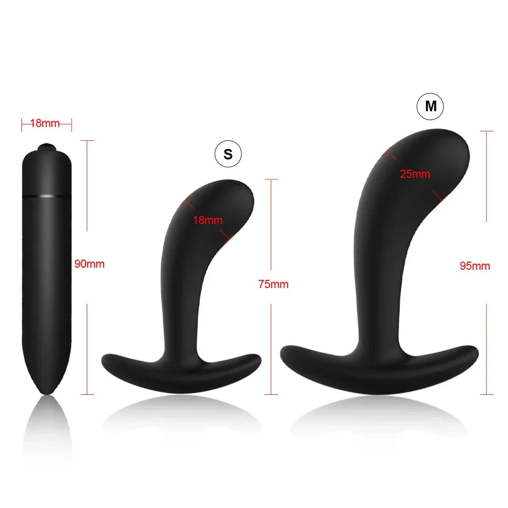 3-Piece Silicone Anal Plug Set for Anal Play-5