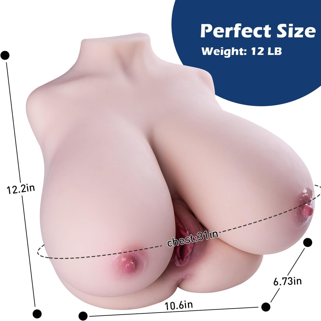 AuroraBelle Realistic 3-in-1 Sex Doll Masturbator-1