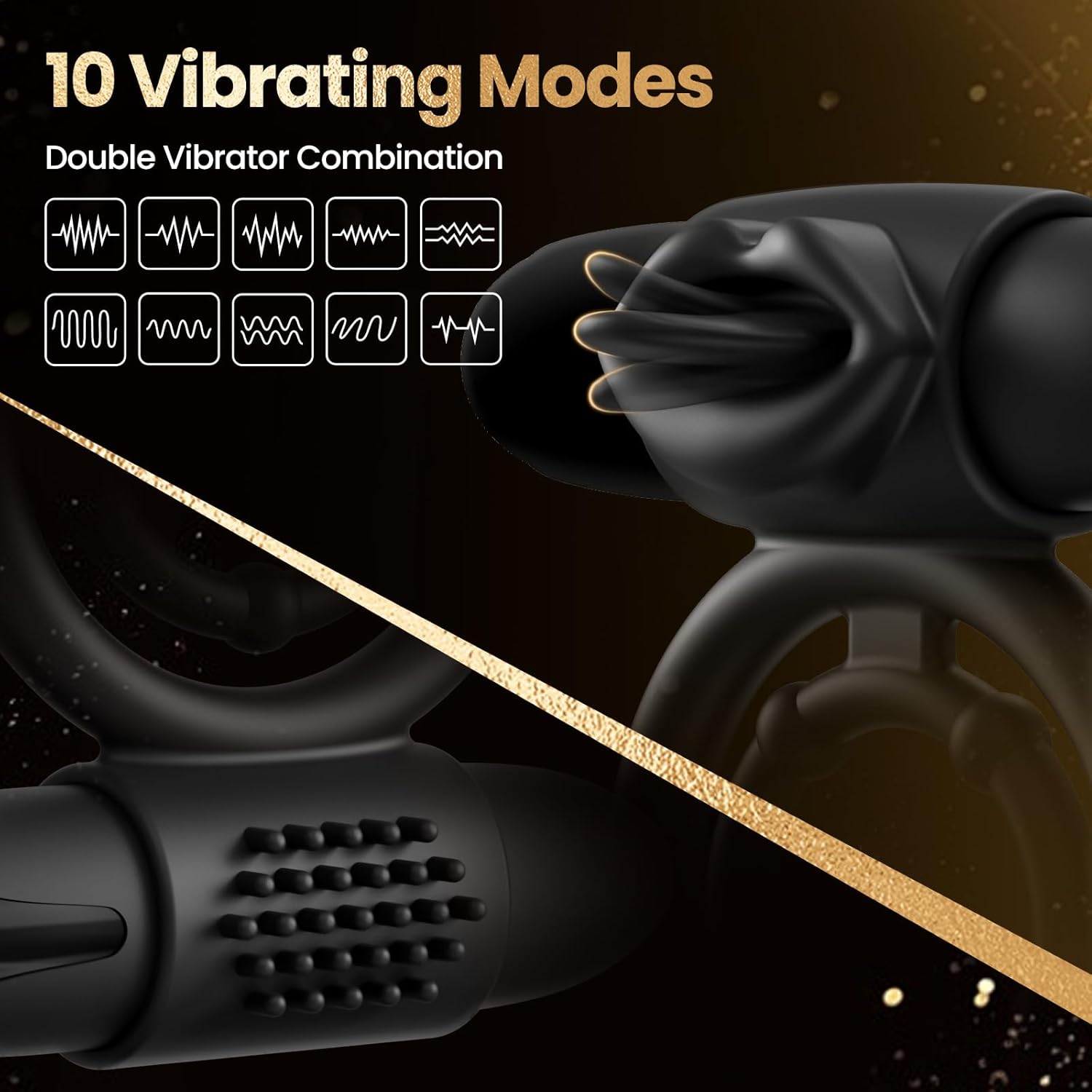 ApexBullet Dual Bullet Vibrator Penis Ring-4