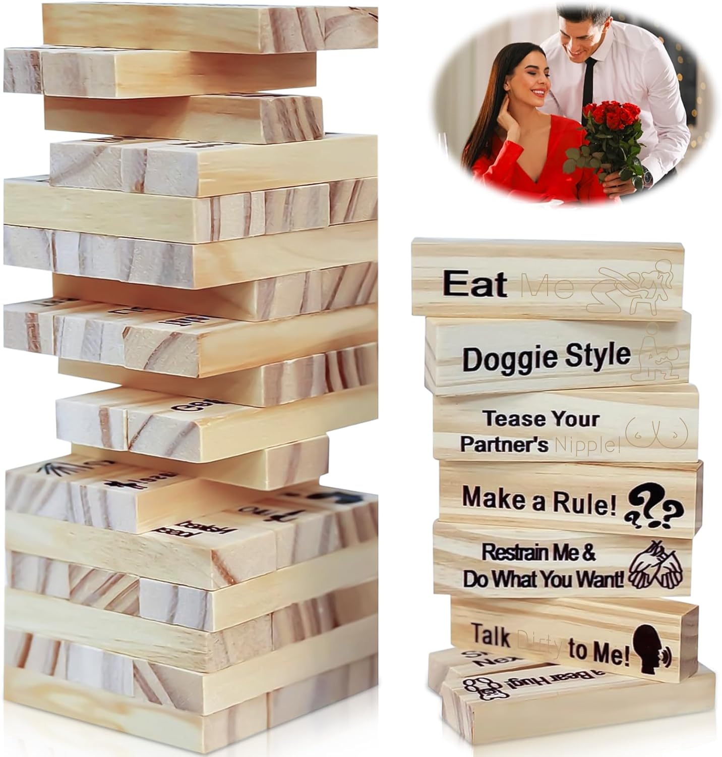 48Pcs Sex Block Tower Game-1