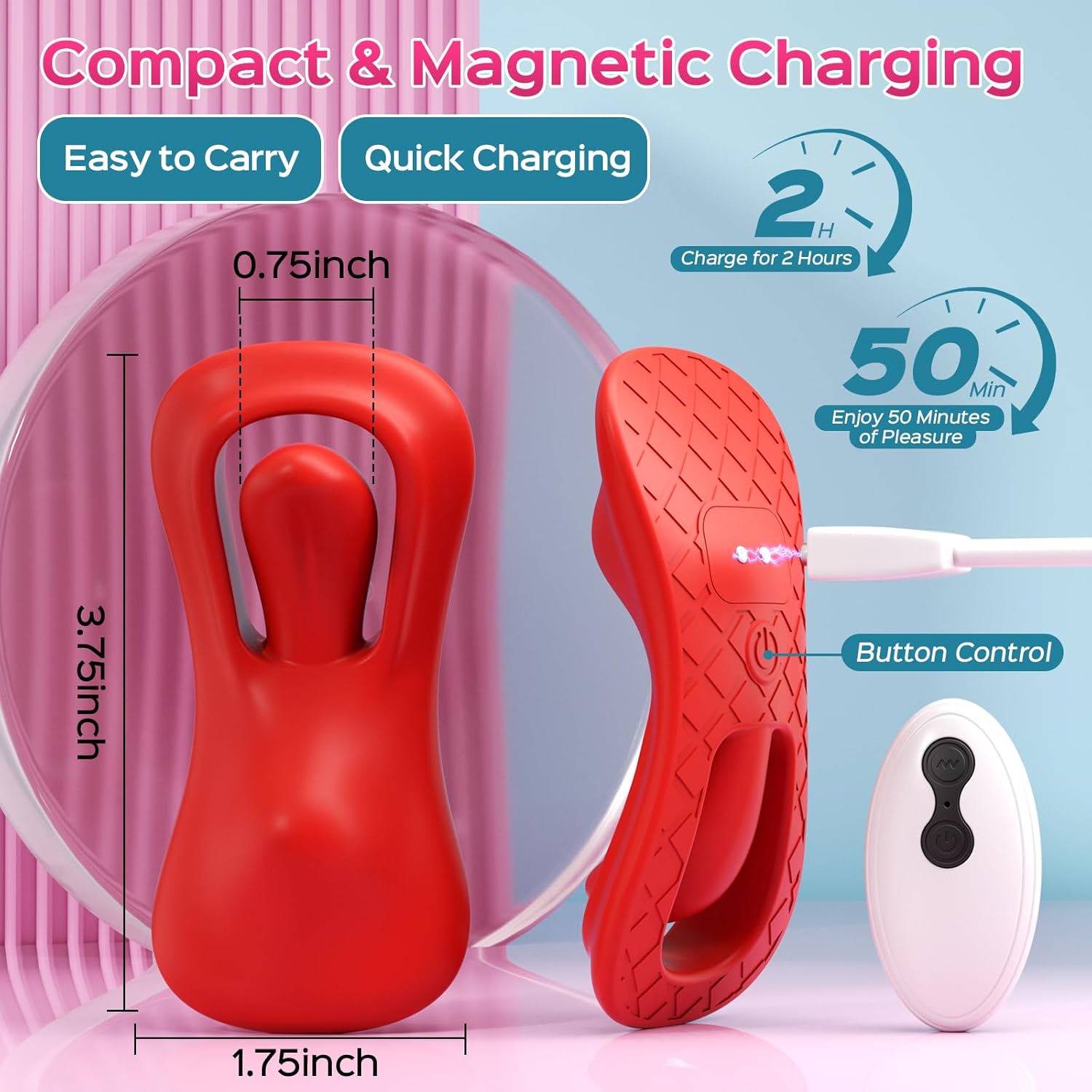AuraVibe Remote Control Tongue Panty Vibrator-4
