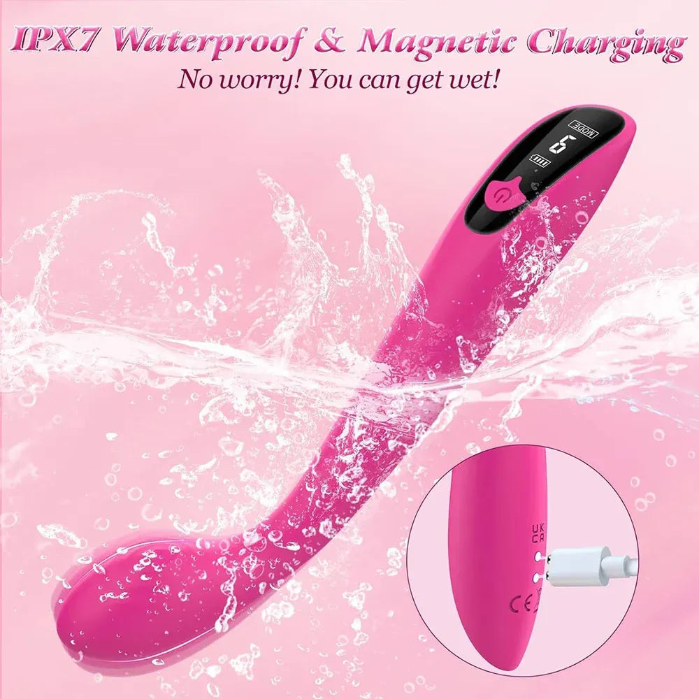 9 Mode G Spot Vibrator LCD Display for Couples-4