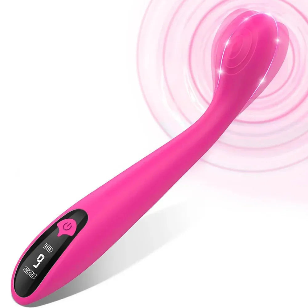 9 Mode G Spot Vibrator LCD Display for Couples-0