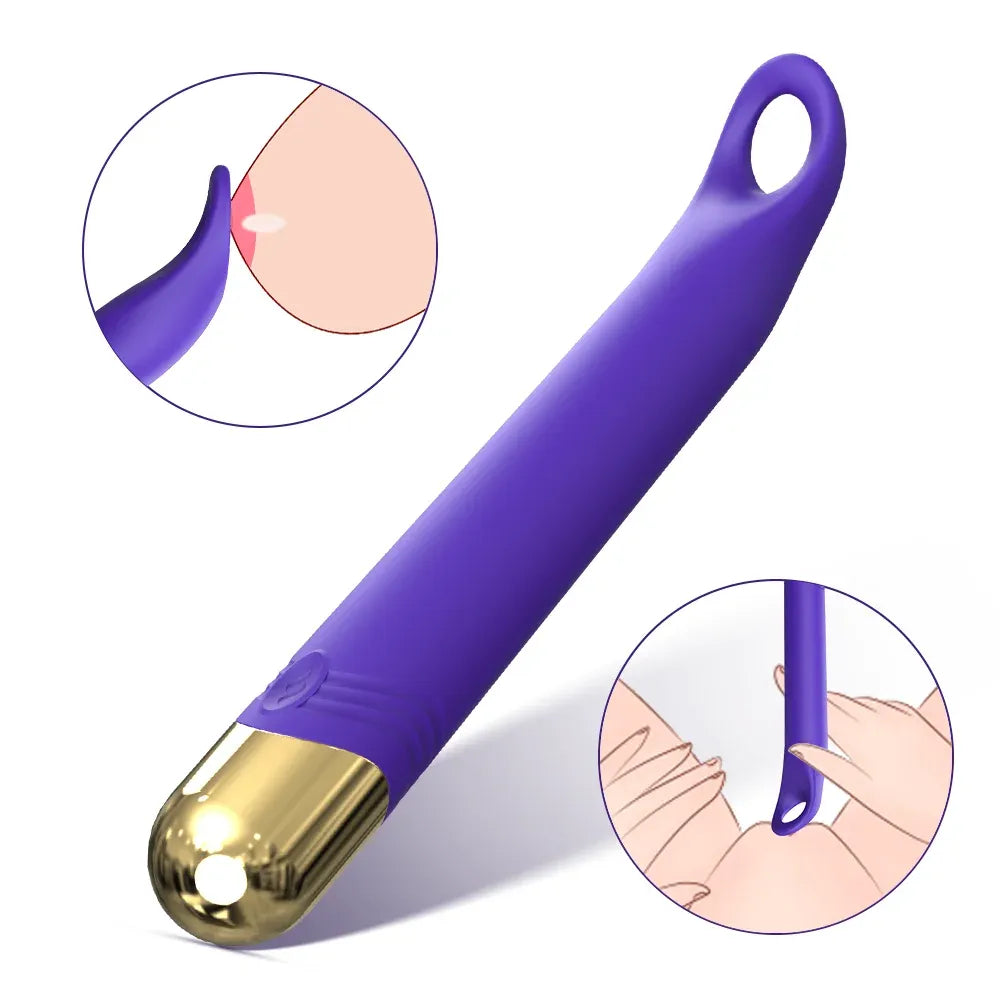 9 Mode Silicone G Spot Vibrator for Women-5