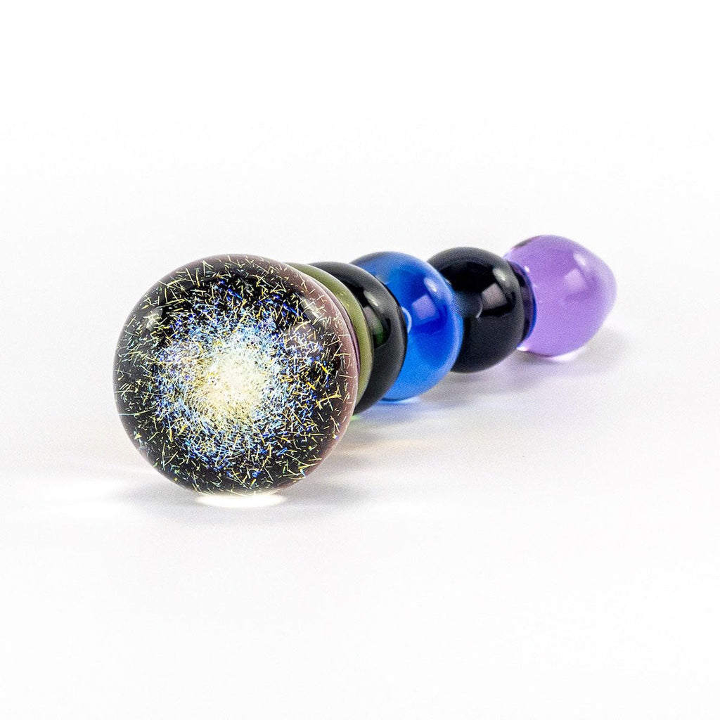 Crystal Delights Rainbow Bubble Dildo with Dichrioic Bulb-1