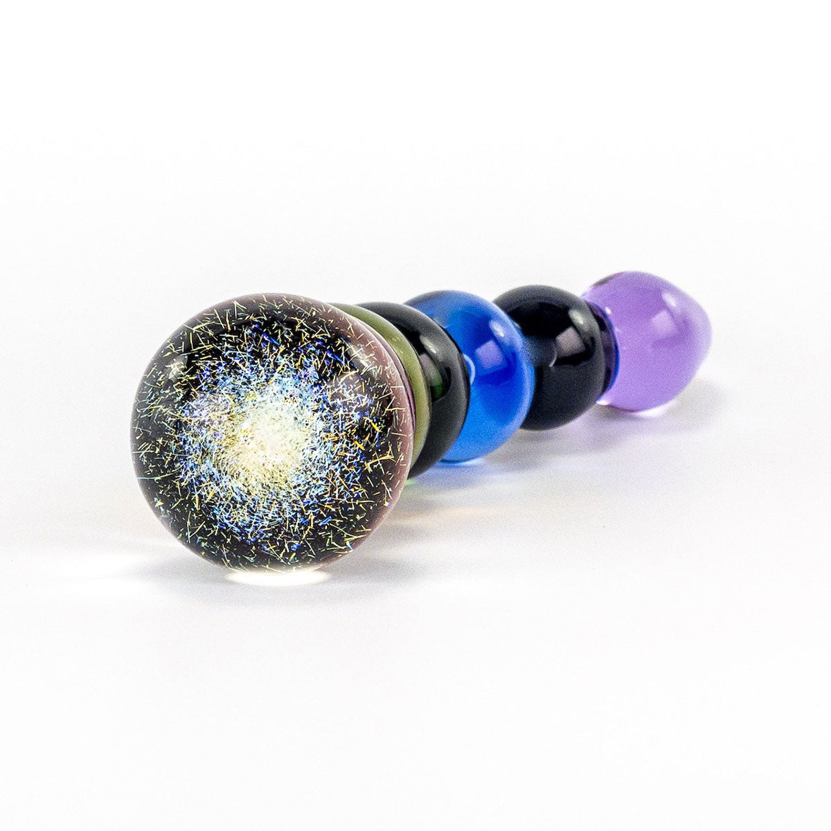 Crystal Delights Rainbow Bubble Dildo with Dichrioic Bulb-1