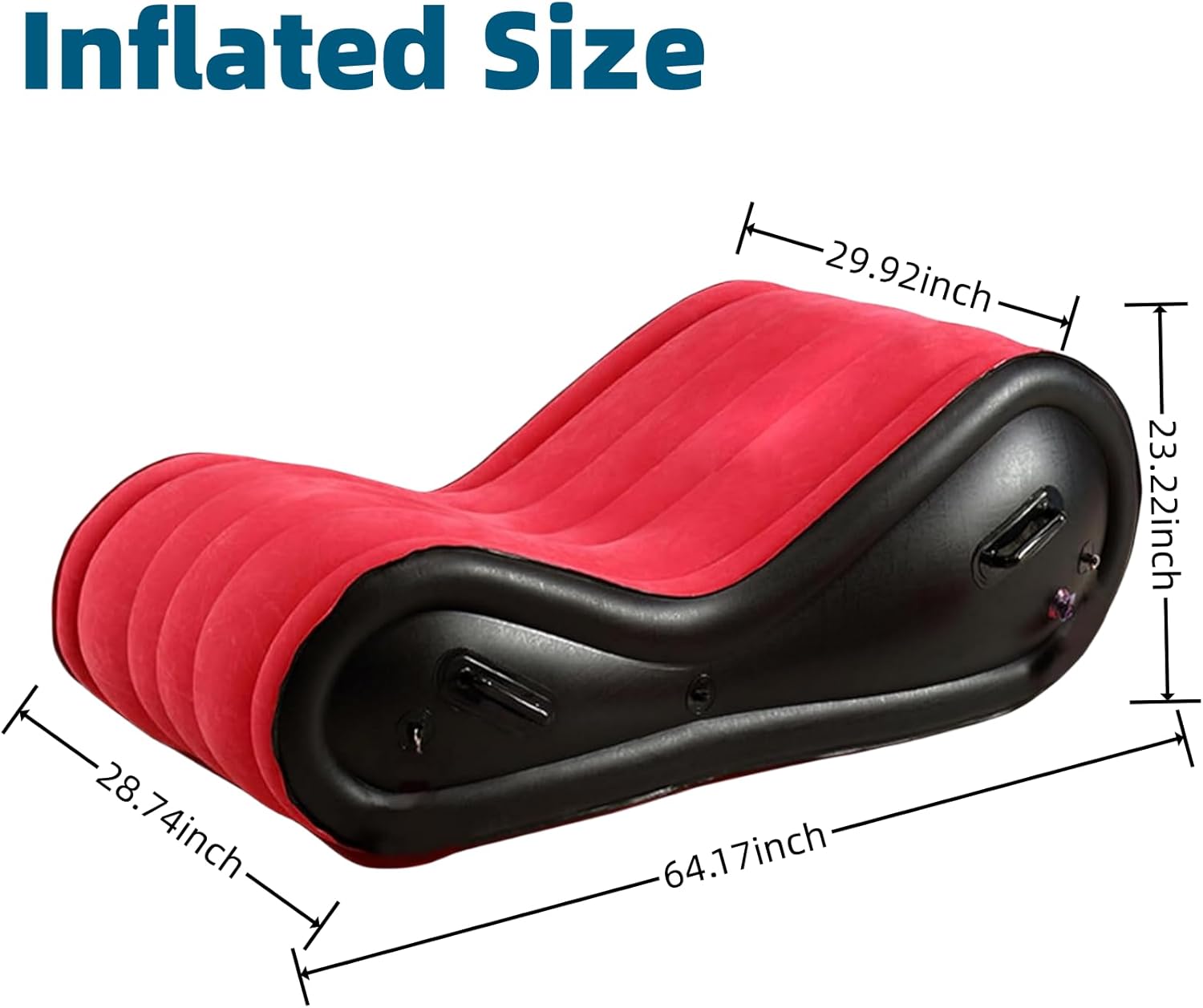 AirSupport Bondage BDSM Sex Sofa with Restraint Cuffs-3