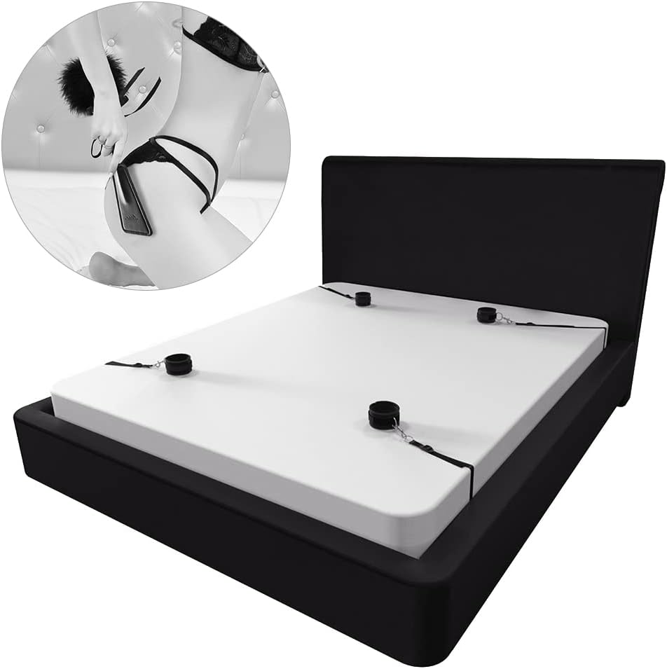 Adjustable BDSM Bed Restraint Kit-3