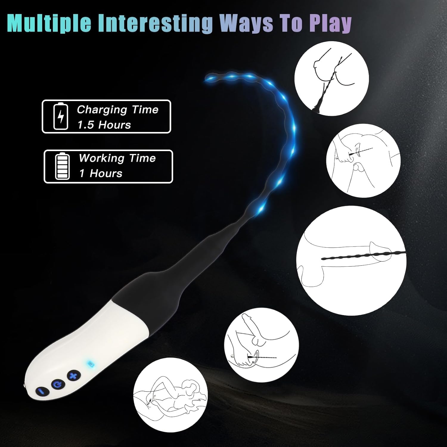 ApexPlug Vibrating Penis Stimulation Urethral Massager-3