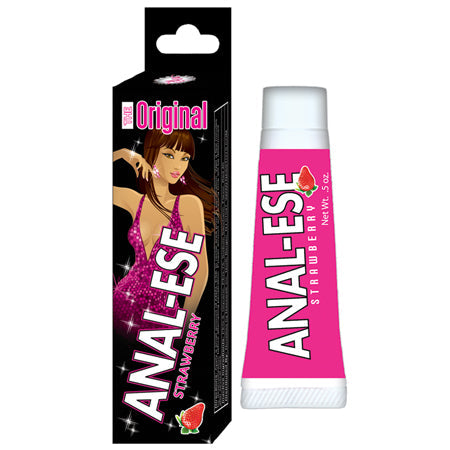 Anal-Ese Home Party Strawberry Desensitizing Cream 0.5 oz.-0