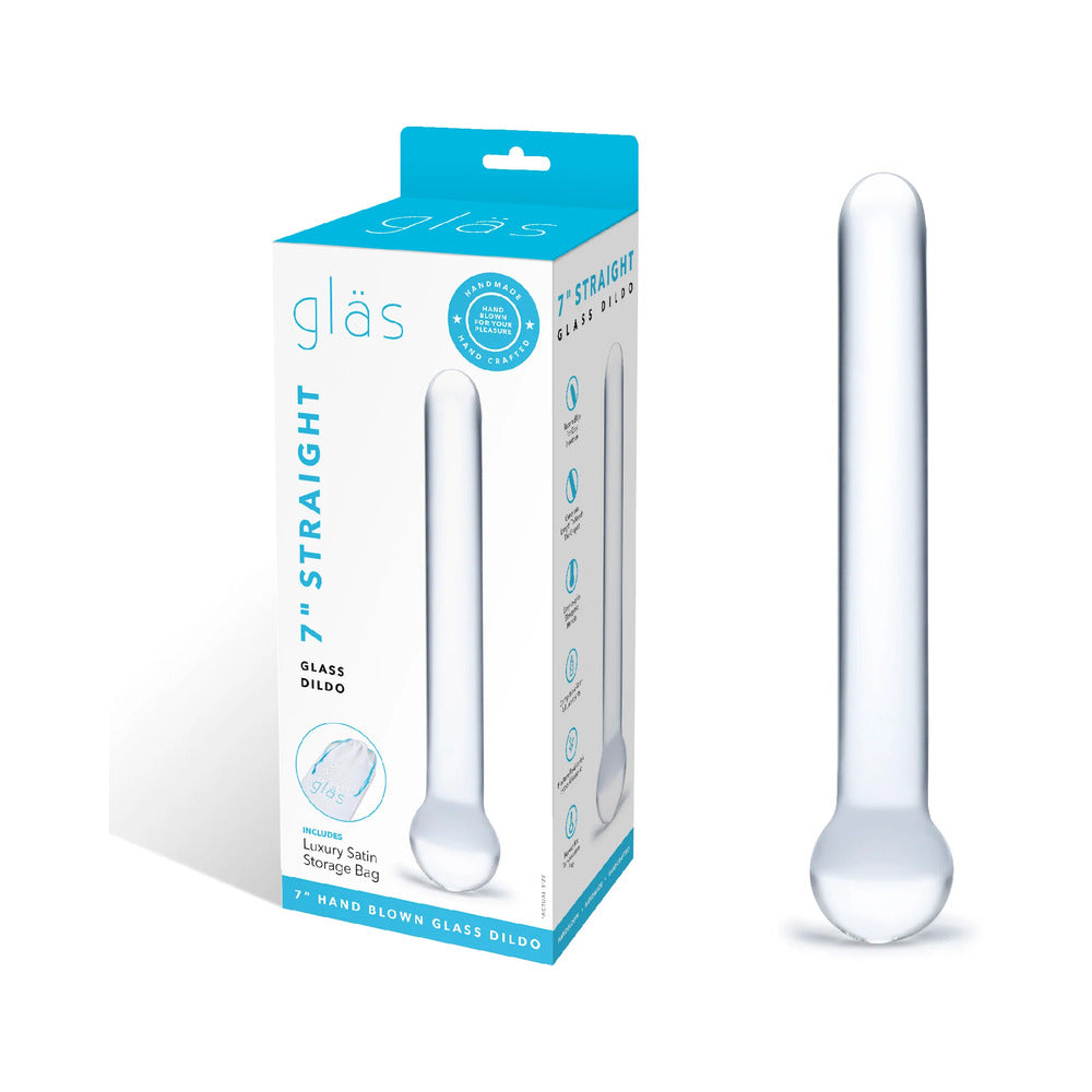 Glas 7 in. Straight Glass Dildo-0