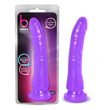 B Yours Sweet 'n Hard 6 Realistic 8.5 in. Dildo Purple-0