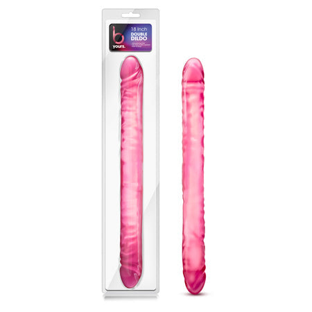 B Yours 18 in. Double Dildo Pink-0