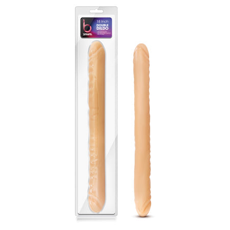 B Yours 18 in. Double Dildo Beige-0
