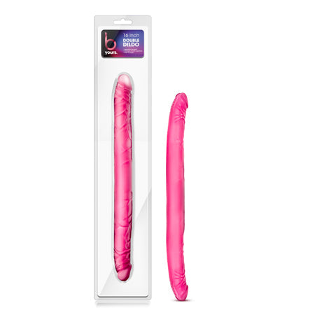 B Yours 16 in. Double Dildo Pink-0