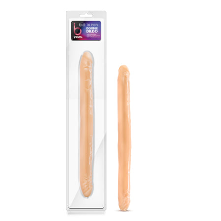 B Yours 16 in. Double Dildo Beige-0